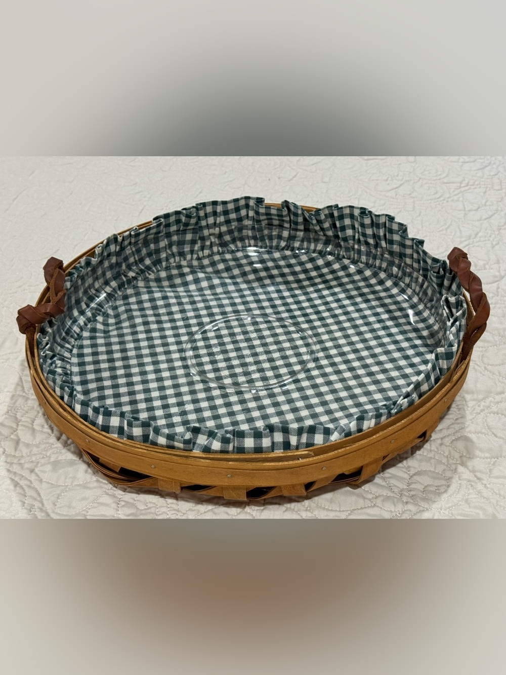 Vintage Henn Workshops Round Pizza Basket